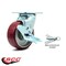 Service Caster 5 Inch Poly on Aluminum Caster with Roller Bearing and Brake/Swivel Lock SCC SCC-30CS520-PAR-TLB-BSL - alternate 3